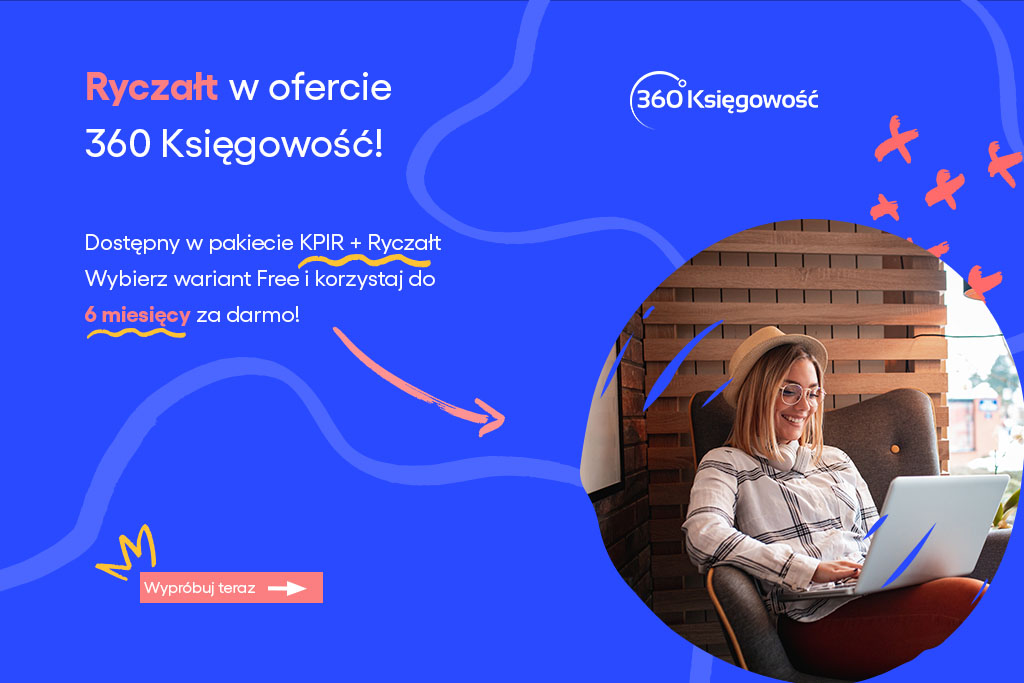 Ryczałt dostępny w ofercie 360 Księgowość