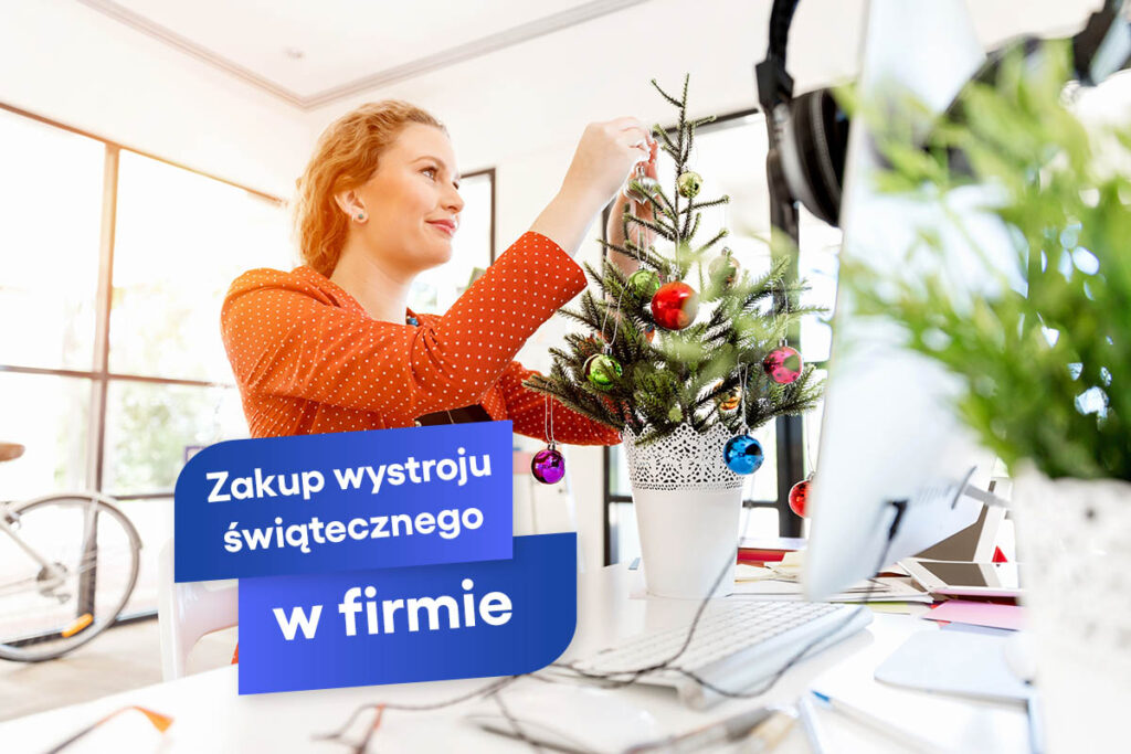 Zakup wystroju świątecznego w firmie